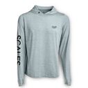 Men's Blue Gold Chasing Latitudes Premium Hooded Shirt image number 1