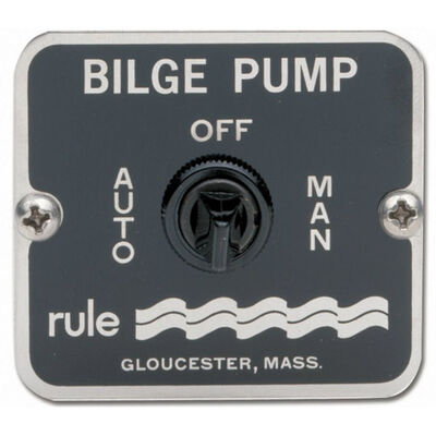 Three-Way Bilge Pump Panel Switch