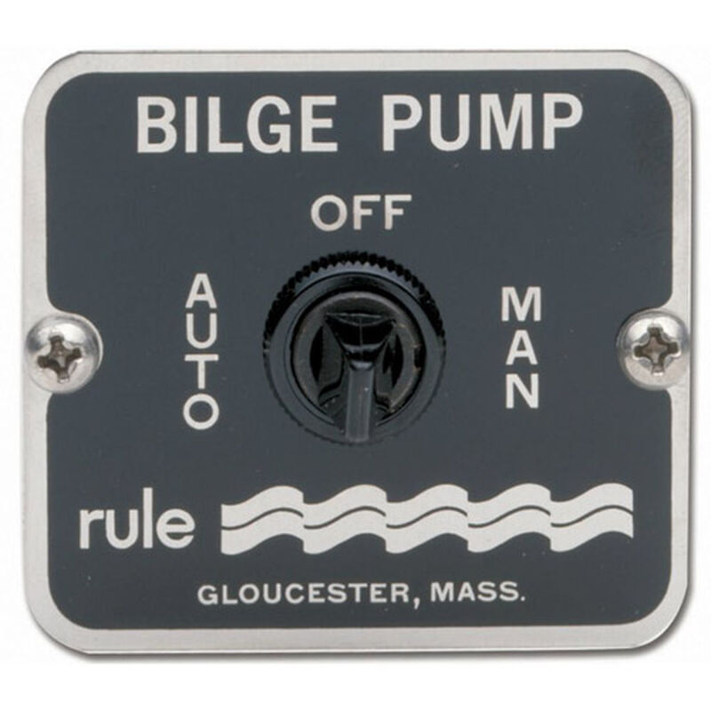 Three-Way Bilge Pump Panel Switch image number 0