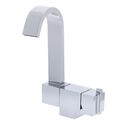 Artaine Folding Faucet, Hot/Cold Mixer, J-Spout, Chrome image number 3