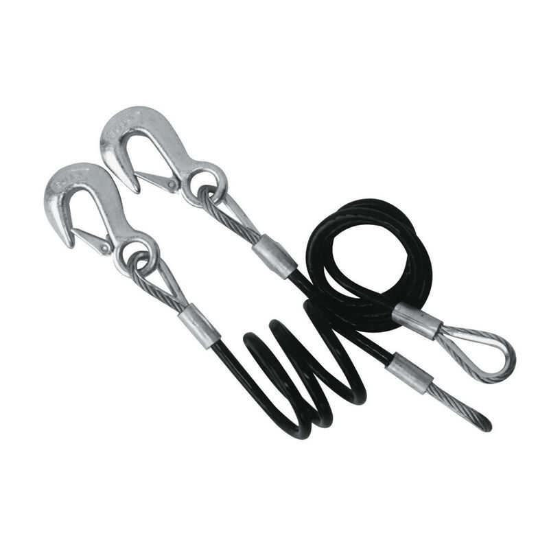 TIE DOWN ENGINEERING Vinyl Coated Trailer Hitch Cables 5000 lb