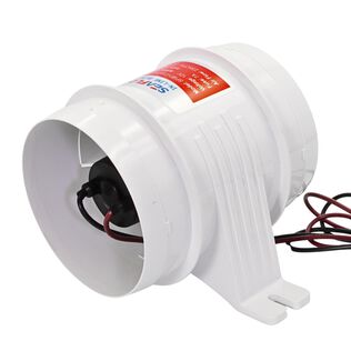 SEAFLO In-Line Blower, 12V 235 CFM 4" Marine Ventilation Fan