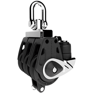 30mm Triple Control Block With Cam Cleat And Becket