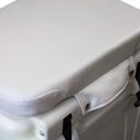 8WD1560-784 - Premium  60 Qt. Cooler Cushion, Fits Wheeled YETI ROADIE&reg; 60, White image number 4