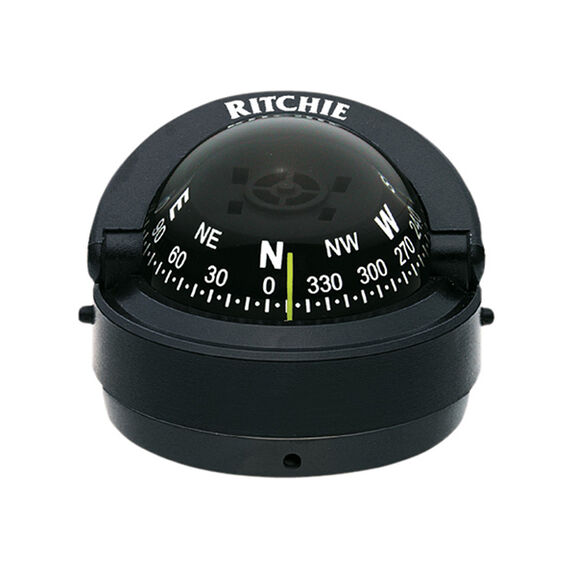 Low-Profile Explorer Compass, Black Case, Black Card image number 0