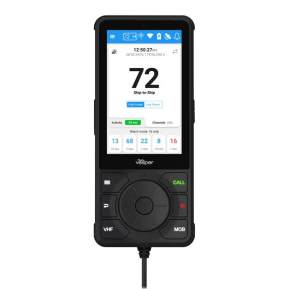 Cortex&trade; H1 Tethered VHF Handset image number 0