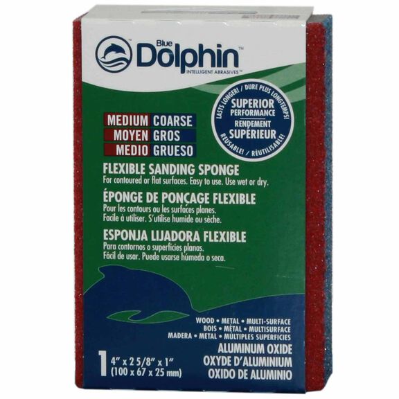4" Sanding Sponge, Medium/Coarse image number 0