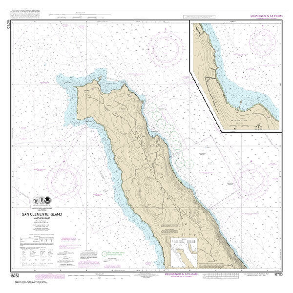 #18763 San Clemente lsland Northern Part Wilson Cove
