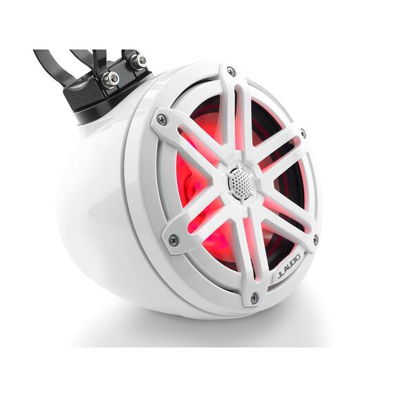 M3-650VEX-Gw-S-Gw-i 6.5" Coaxial Speakers with RGB LED Lighting, Gloss White Sport Grilles image number 4