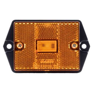 2-3/4" LED Rectangular Ear Mount Clearance/Side Marker Trailer Light, Amber