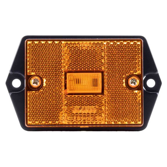 2-3/4" LED Rectangular Ear Mount Clearance/Side Marker Trailer Light, Amber image number 0