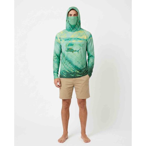 Men's Billfish Hooded Gaiter Shirt image number 1