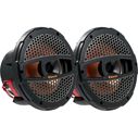 8.5" Marine Coaxial Speaker with Onyx Steel Colored Grilles and LED Lights image number 3