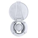 Aidack Recessed Control Valve Hot/Cold Mixer, Chrome Cup with Stainless Steel Lid, Chrome Aidack Handle image number 1