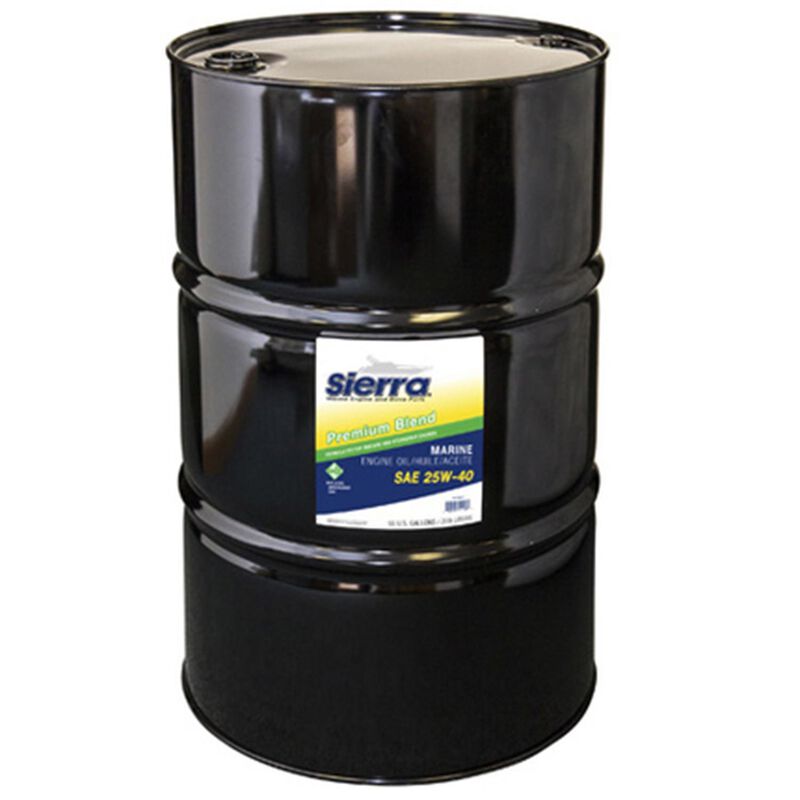25W-40 4 Stroke Marine Stern Drive Engine Oil, 55 Gal. image number null