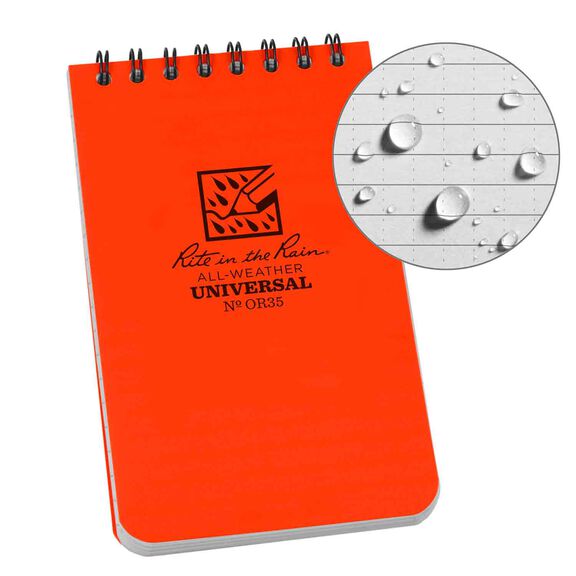 Top Spiral Notebook, Orange image number 1