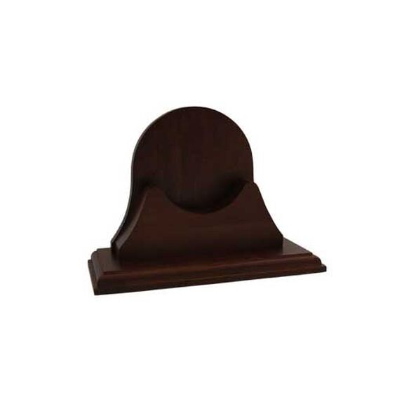 Single Wood Base for Endurance II 135, Mahogany Finish image number 0