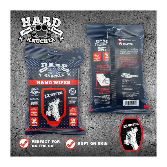 Hard Knuckle Hand Wipes image number 1