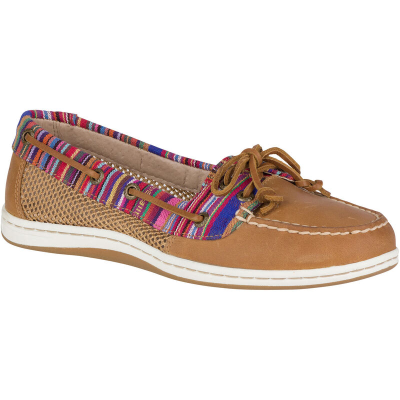 Women's Firefish Stripe Boat Shoes image number 0