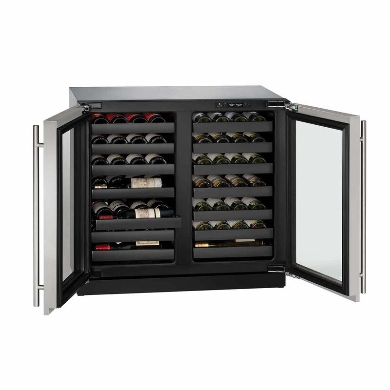 36" Stainless Dual Zone Wine Captain image number 1