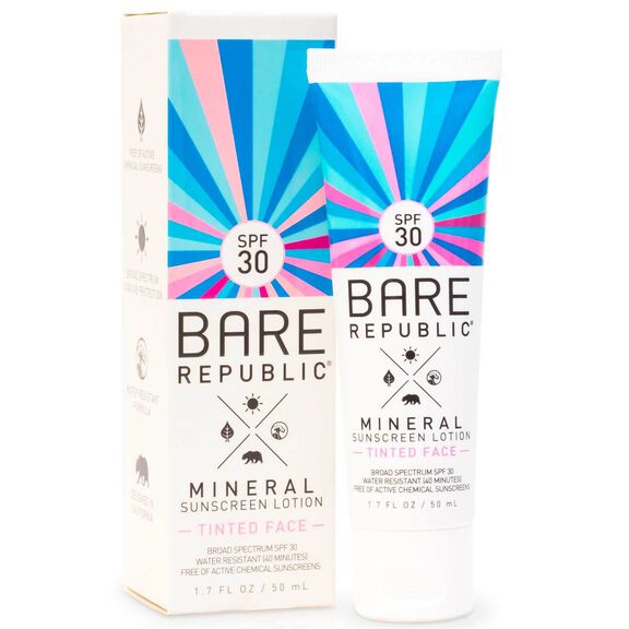 Mineral SPF 30 Face Tinted Sunscreen Lotion, 1.7oz. image number 0