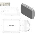 SailPod Uncut, Usable Face 15.18"W x 9.85"H, for 12"W Guard image number 1