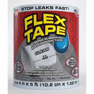 4" Flex Tape, Clear, 5 Feet