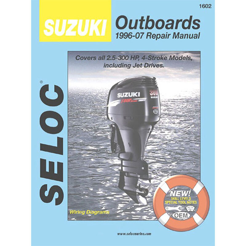 SELOC MARINE Repair Manual - Suzuki Outboards, All 4 Strokes 1996