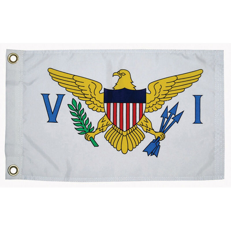 US Virgin Island Courtesy Flag, 12" x 18" image number 0