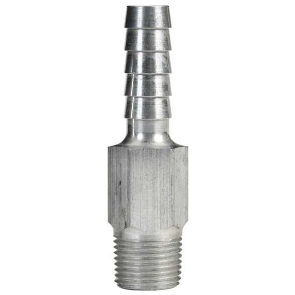 1/4" NPT x 3/8" Aluminum Anti-Siphon Valve Barb Connector