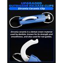 BLUEWING Zirconia Outrigger Release Clips Blue, 2pcs image number 1