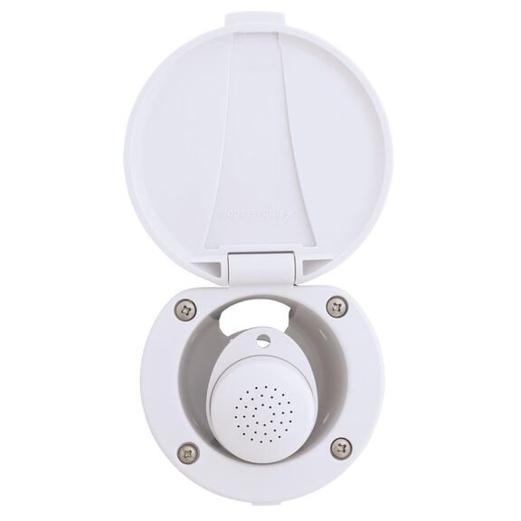 Recessed Shower Arctic White Cup & Lid, Small Arctic White Sprayer, 6' Stainless Steel Hose image number 5
