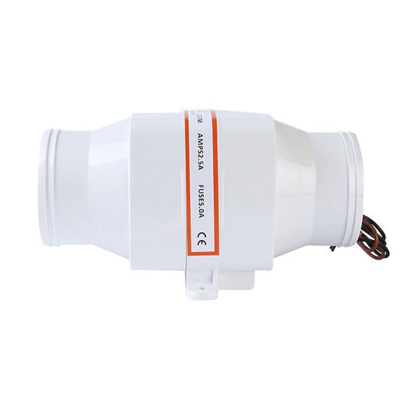 SEAFLO In-Line Blower, 24V 130 CFM 3" Marine Ventilation Fan image number 1