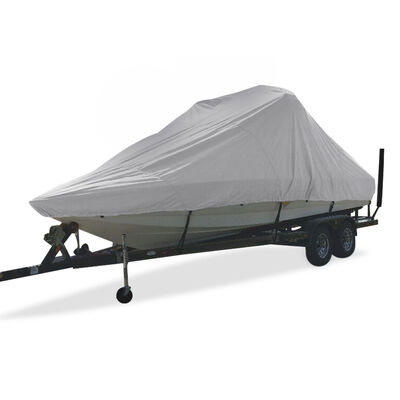 Specialty Boat Cover for Tournament Ski Boats with Tower & Swim Platform, Over-the-Tower Cover