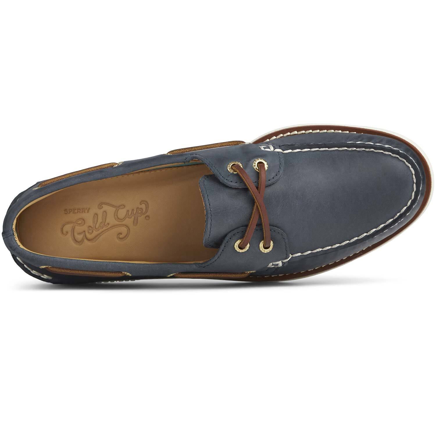 Sperry Men's A/O Gold Cup 2-Eye Boat Shoes Navy Size - 13