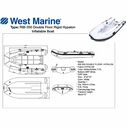 RIB-350 Double Floor Rigid Hypalon Inflatable Boat image number 1
