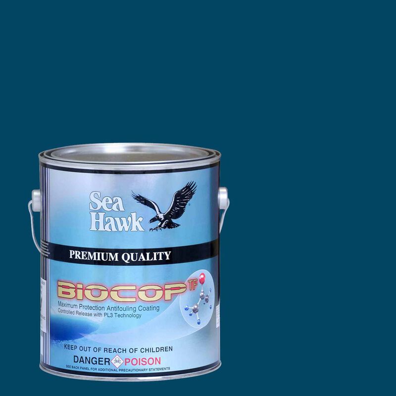 SEA HAWK Biocop TF Antifouling Paint, Dark Blue, Gallon West Marine