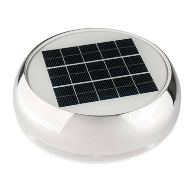 4"  Stainless Steel Day/Night Solar Nicro Vent