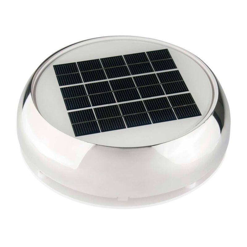 4"  Stainless Steel Day/Night Solar Nicro Vent image number 0
