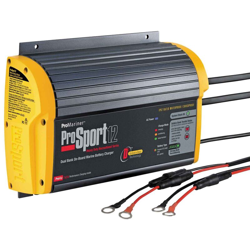 ProSport 12 Heavy-Duty Marine Battery Charger image number null