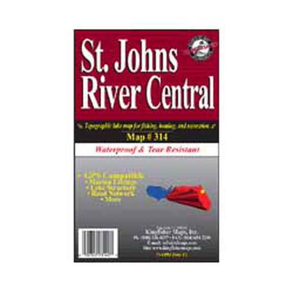 St. Johns River Central Waterproof Map image number 0