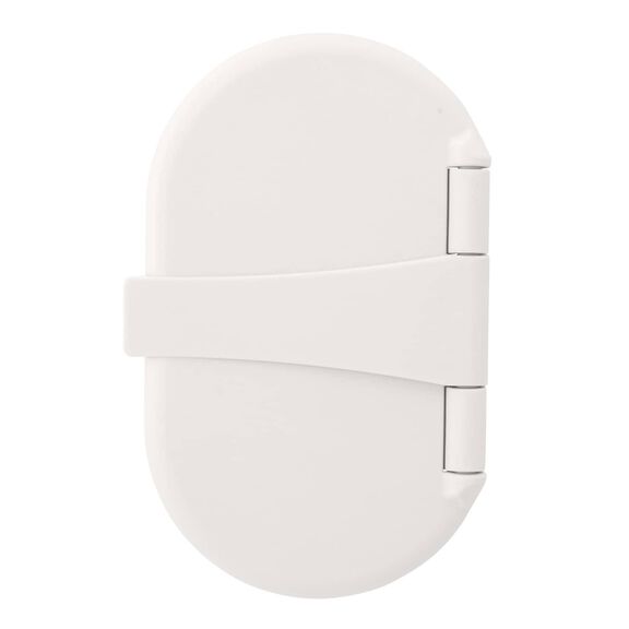 Trinidad Transom Shower Cold Only, Warm White Cup & Lid, Small Warm White Sprayer, 6' Stainless Steel Hose, Chrome Trinidad Handle image number 9