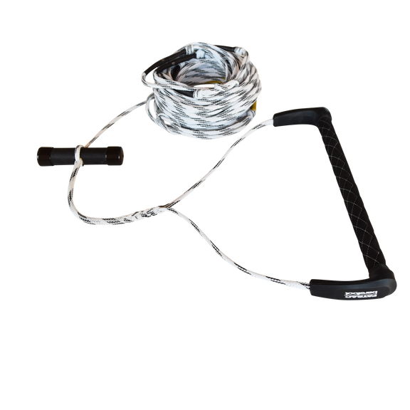 Wake Rope & T-Bar Handle Combo Black & White image number 0
