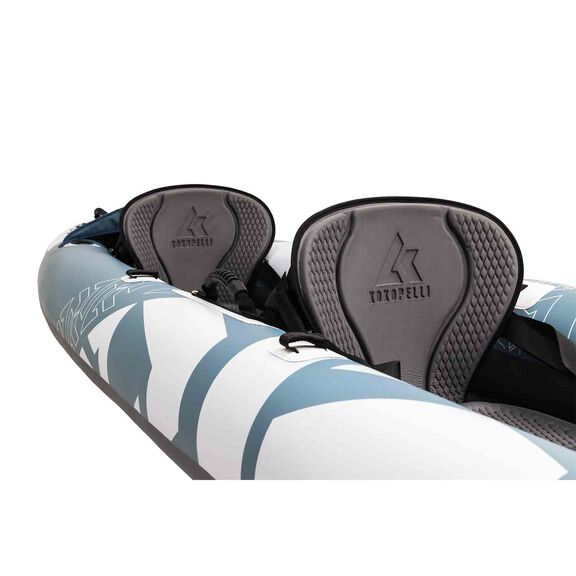 Platte-Plus 12ft 3in Tandem Inflatable Kayak, Smoke Blue image number 2