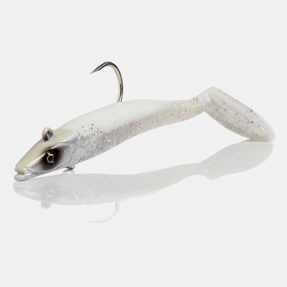 8" SavGear Sandeel, Pearl White, 2-Pack image number 0