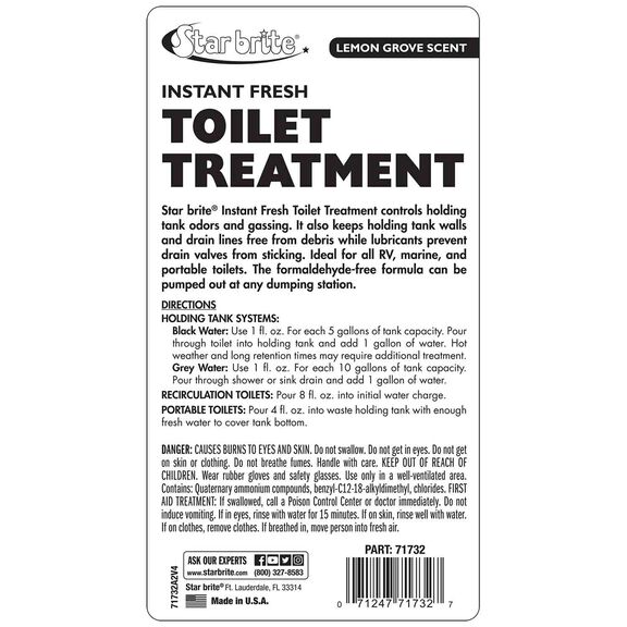 Instant Fresh Lemon Scent Toilet Treatment, 32 oz. image number 3