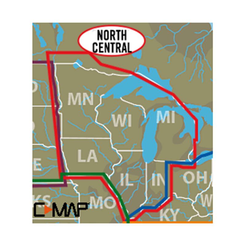 North Central U.S. C-MAP Lake Insight HD microSD/SD Card image number 0