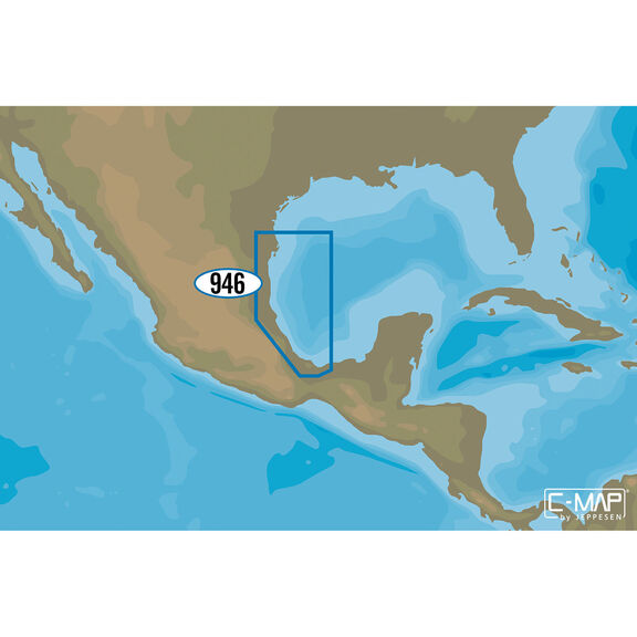 NA-D946 Brownsville to Coatzacoalcos, Mexico C-MAP 4D Chart microSD/SD Card image number 0