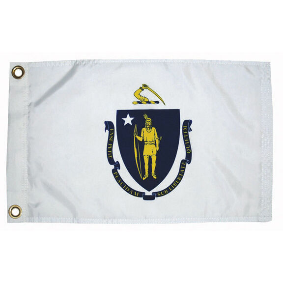 Massachusetts State Flag, 12" x 18" image number 0