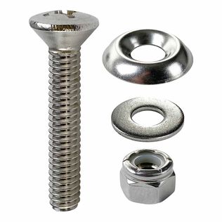 Phillips Oval Head Machine Screws, 20 Piece, Stainless Steel